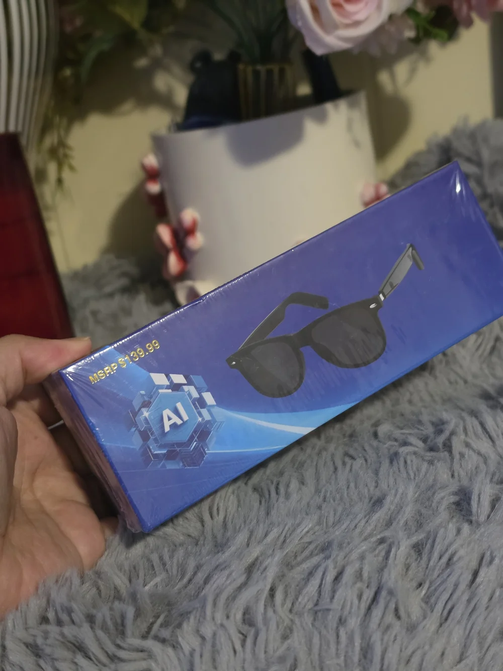 AI Smart Sunglasses - Black